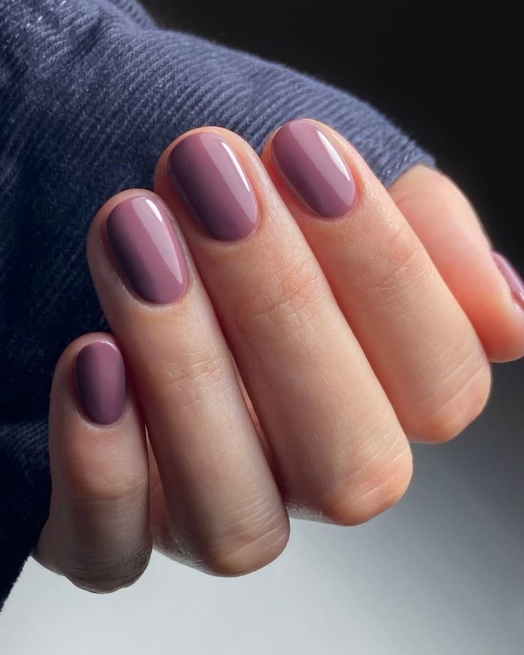 Neutral Visual Idea — Winter Gel Nails