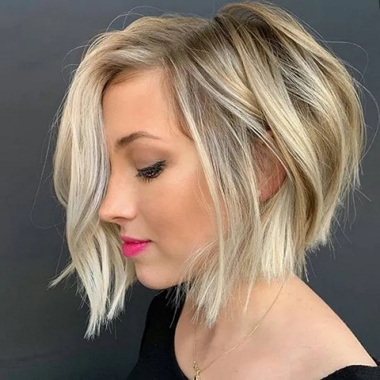 Ash Blonde Visual Idea — Winter Lob Haircuts