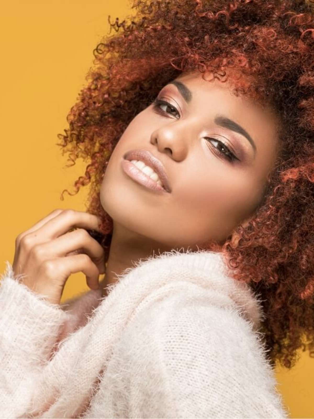 Dark Brown With Reddish-Brown Highlights Dark Brown With Reddish-Brown Highlights — Winter Hair Colors for Black Women