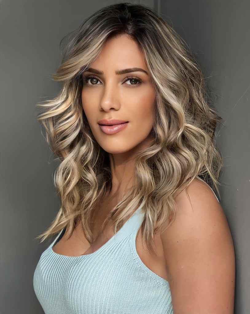 Dark Blonde With Cool Ash Highlights — Winter Highlights