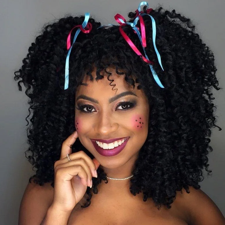 Blonde Half-Up With Side Braid — Winter Party Hairstyles