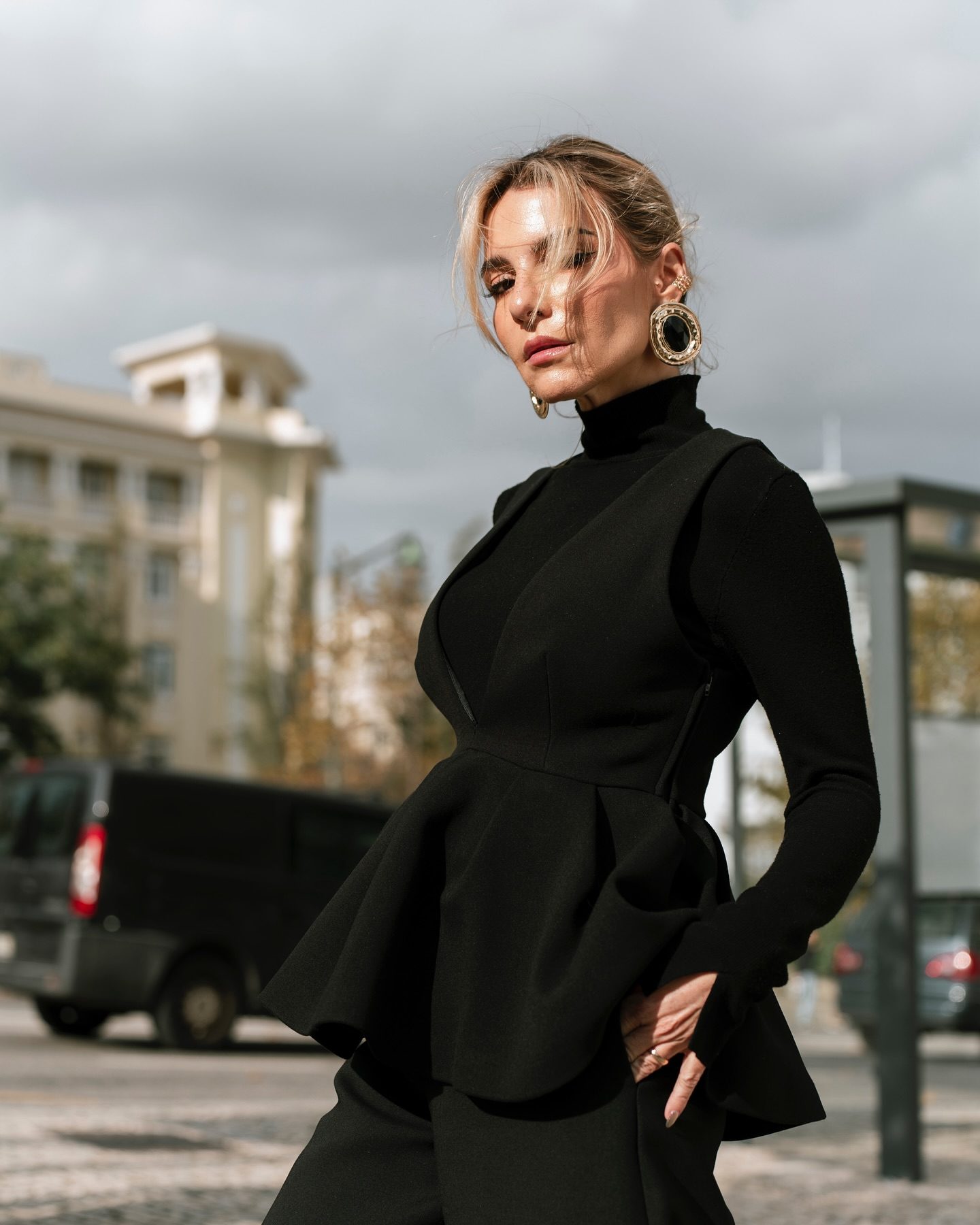 Elegant Low Bun with Face-Framing Pieces — Winter Updos