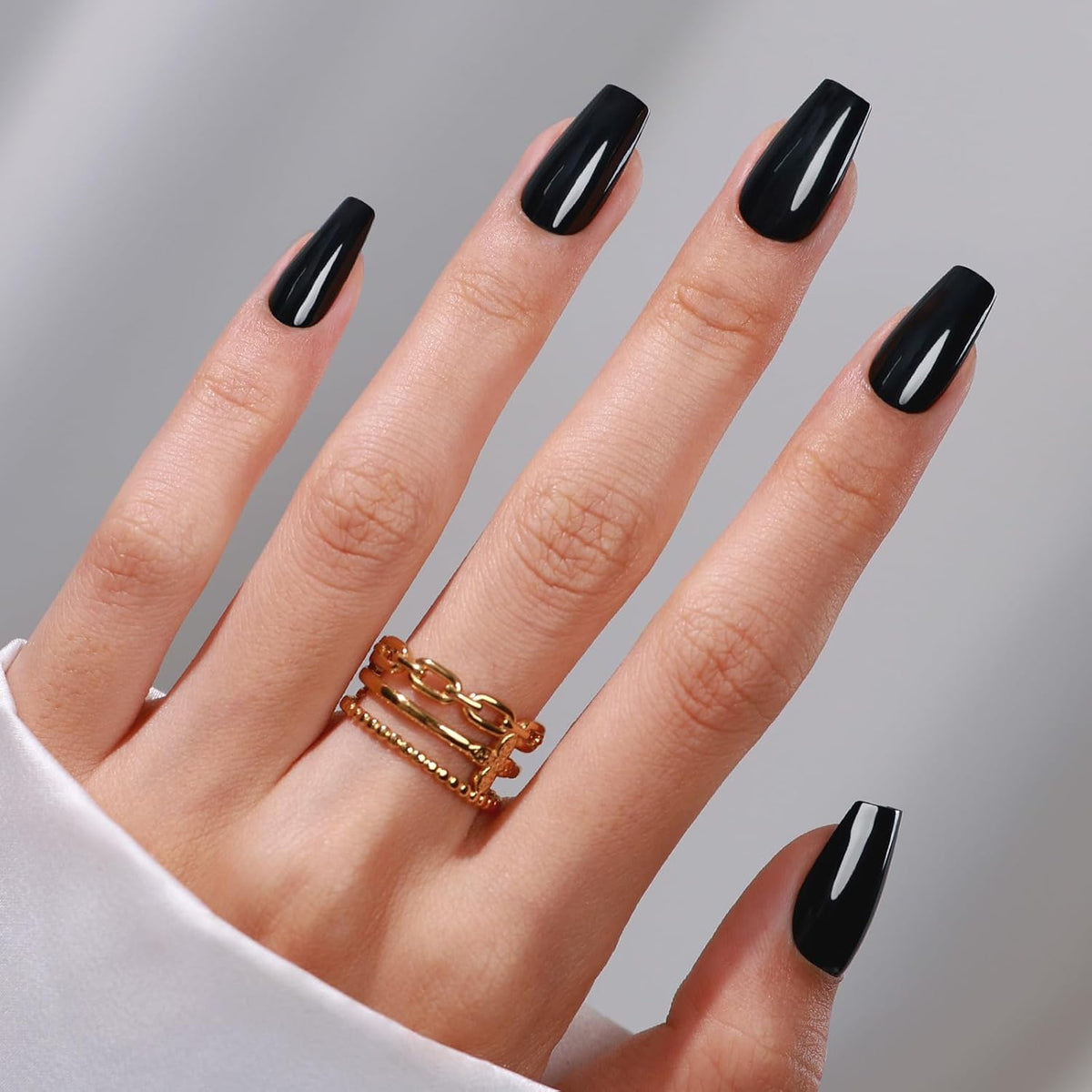 High Gloss Visual Idea High Gloss Visual Idea — Winter Coffin Nails