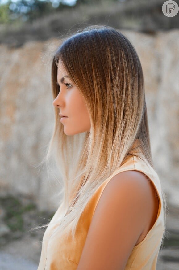 Dark Blonde with Golden Balayage Dark Blonde with Golden Balayage — Winter Balayage