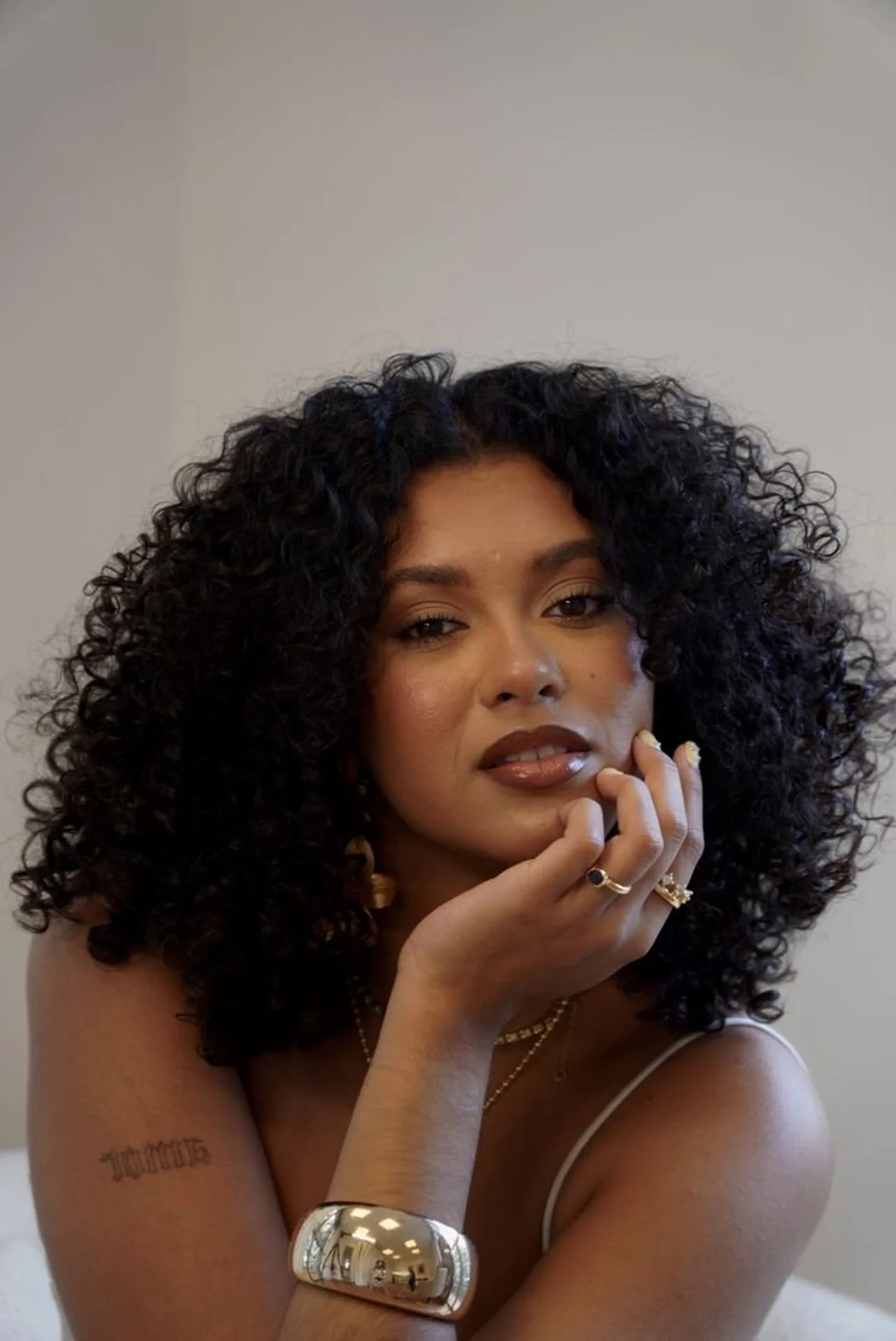Chin Visual Idea — Winter Haircuts for Curly Hair