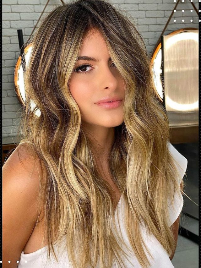 Shoulder Visual Idea — Lowlights for Blonde Hair