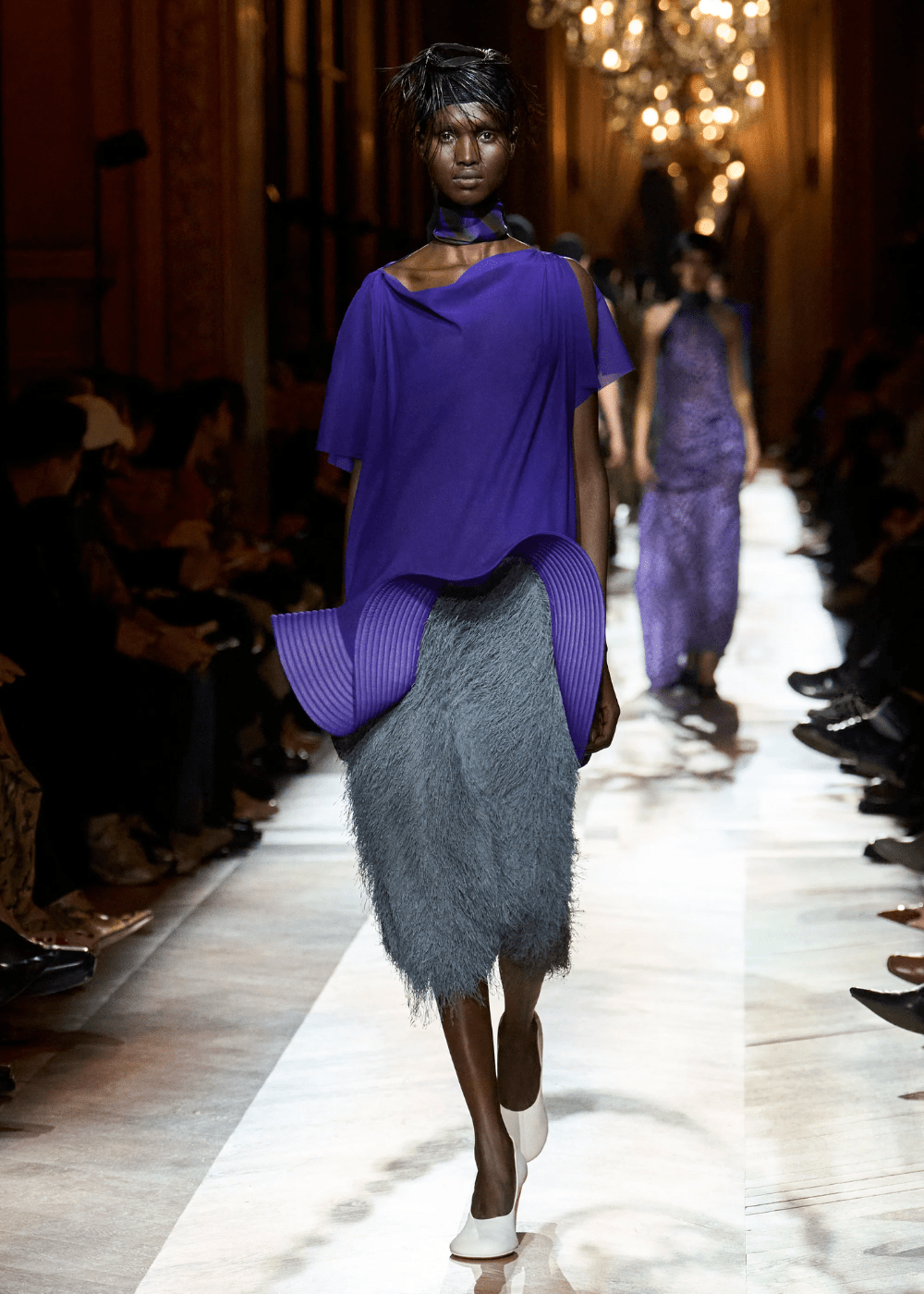 Fashion Show Avant-Garde Event Outfit Idea — Royal Purple Outfits