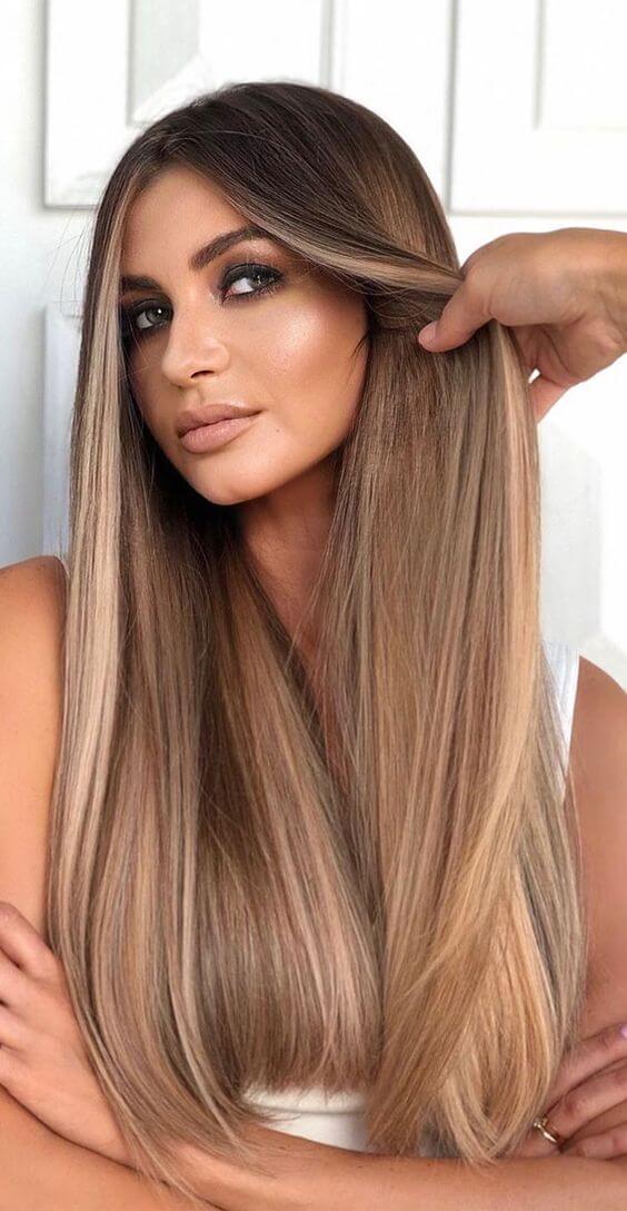 Long Layers With Face-Framing Pieces Long Layers With Face-Framing Pieces — Winter Haircuts for Straight Hair