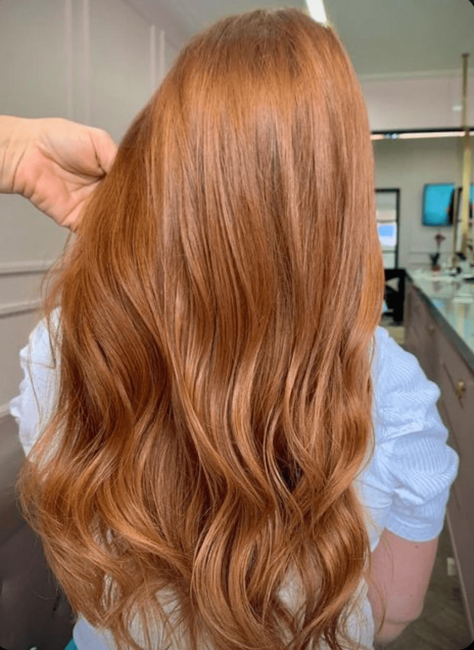Visual Idea — Winter Copper Hair Color