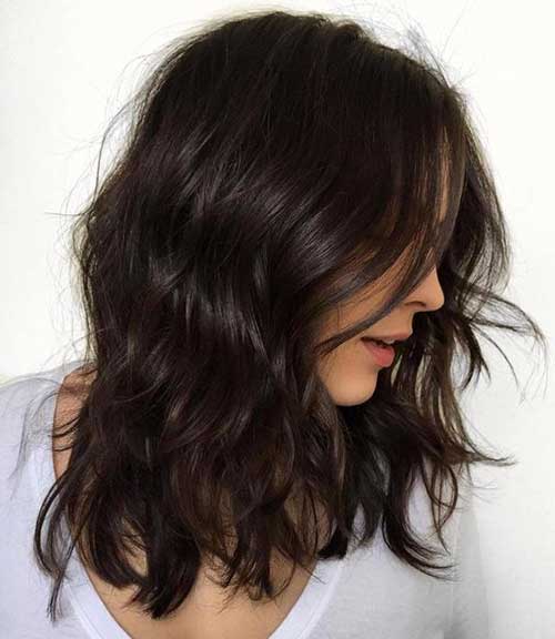 Visual Idea — The Shot Is A Side View Visual Idea — The Shot Is A Side View — Winter Haircuts for Wavy Hair