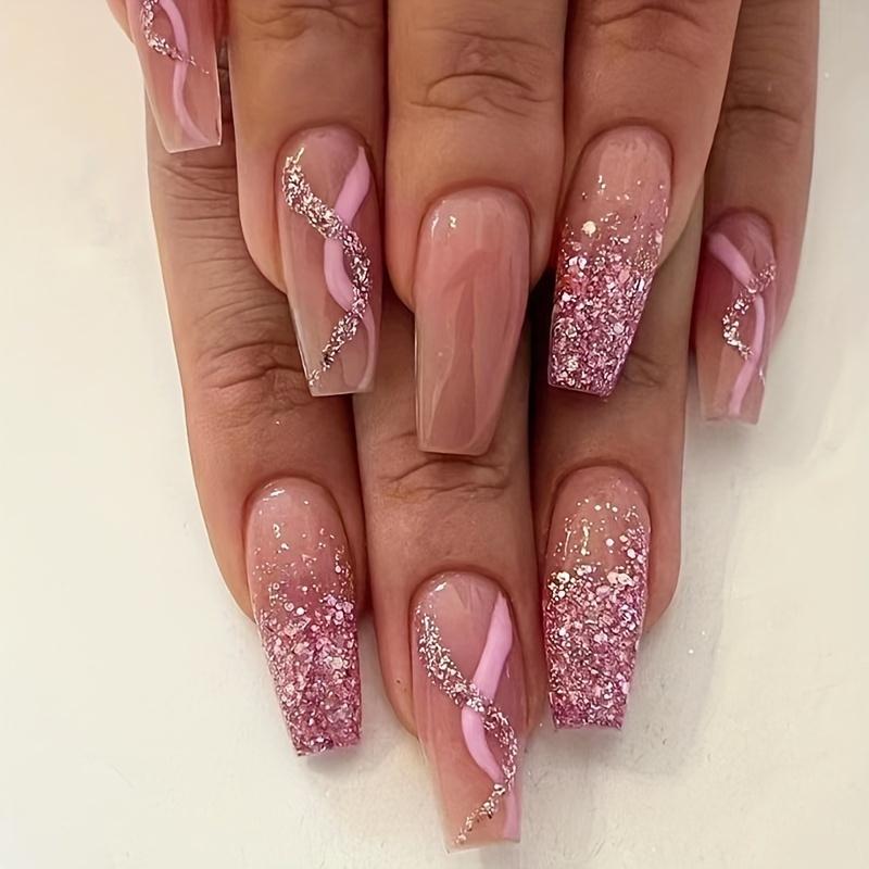 Visual Idea — The Finish Is Glossy Winter Coffin Nails