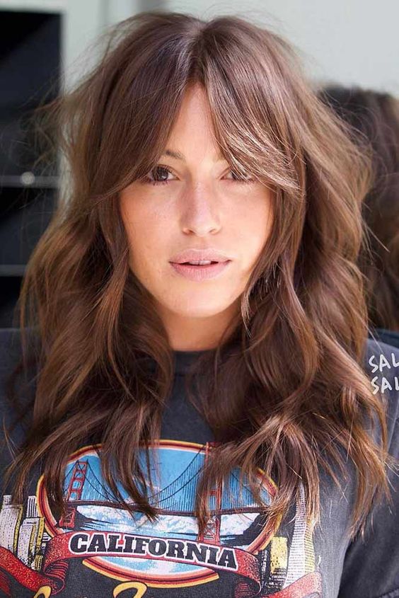 Medium Brown With Subtle Highlights Visual Idea — Winter Haircuts for Women