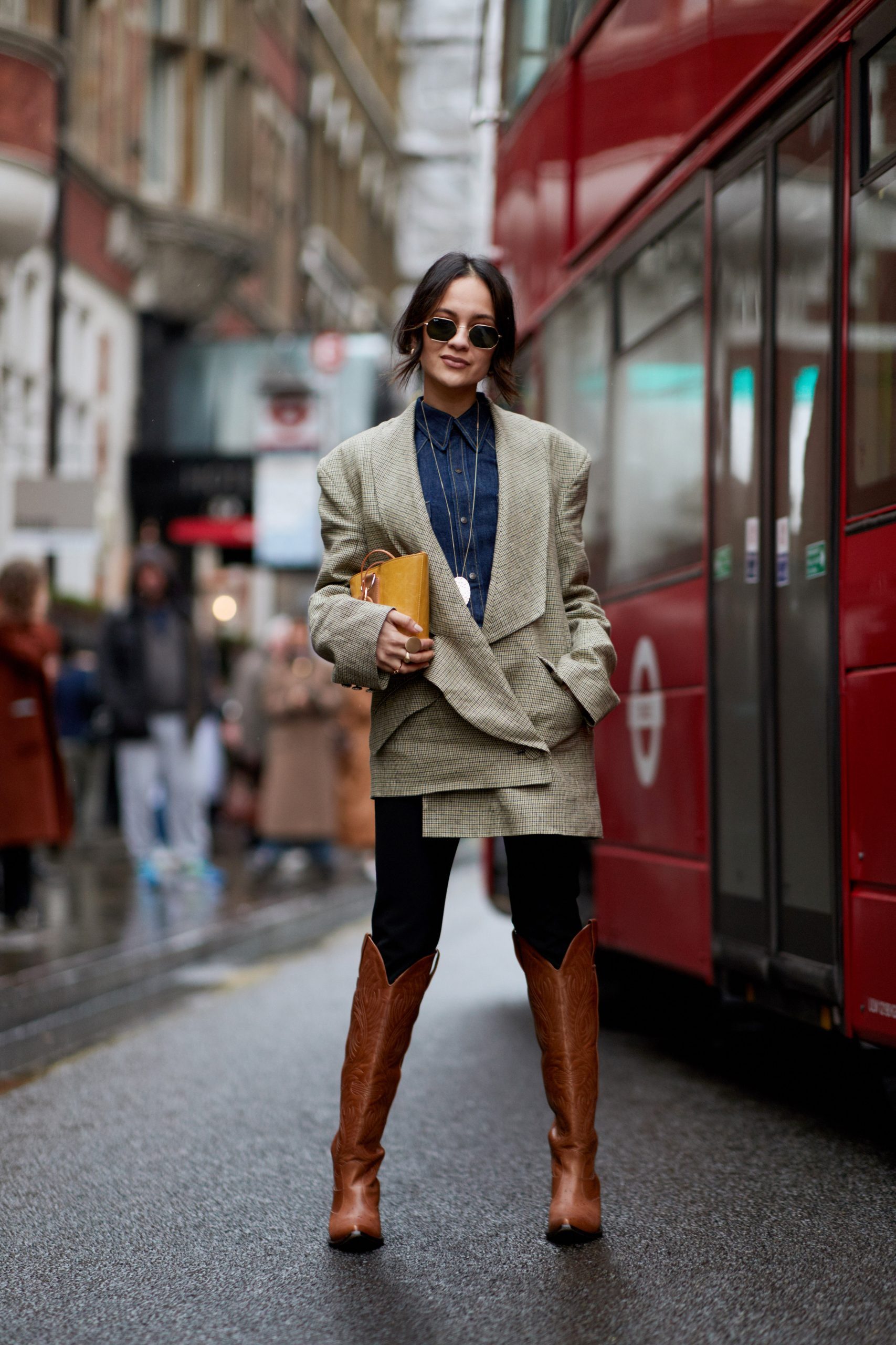 Brown Cowboy Boots Outfit Idea — London Winter Outfits