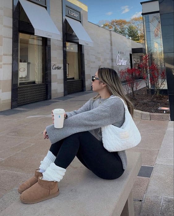 Ugg Boots with Leg Warmers and Leggings — Ugg Boots Outfits