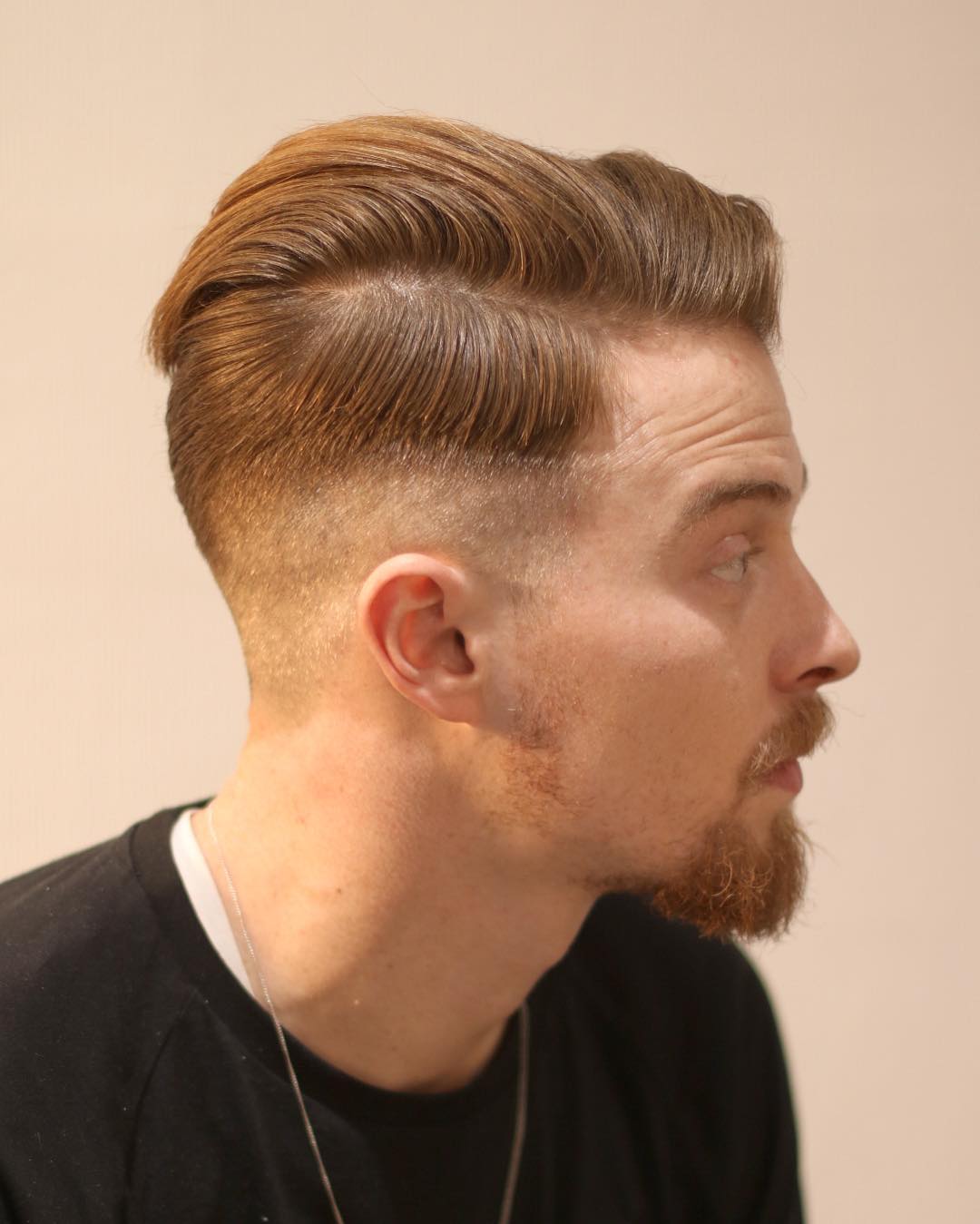 Voluminous Pompadour with Fade Voluminous Pompadour with Fade — Winter Haircuts for Men