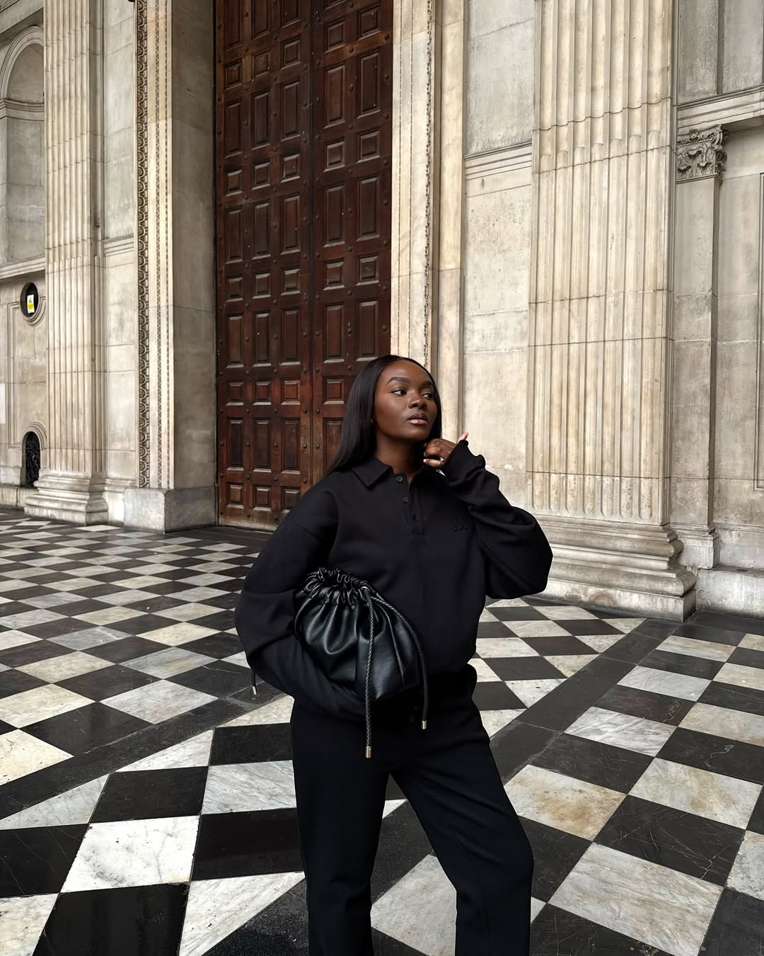 Casual Outfit Idea — All Black Winter Outfits