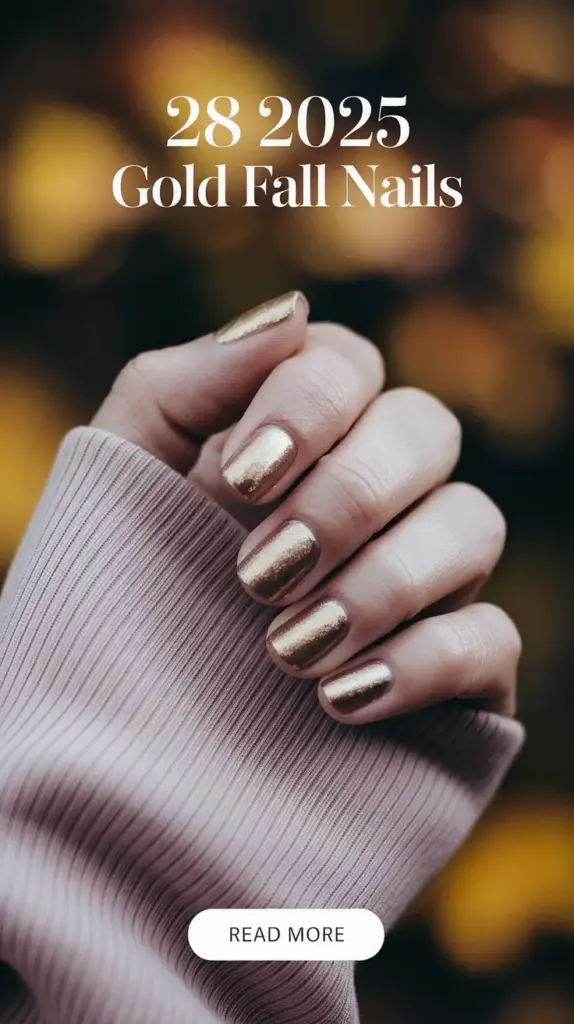 2025 Gold Fall Nails: 28 Chic Designs & Fresh Ideas for the Season