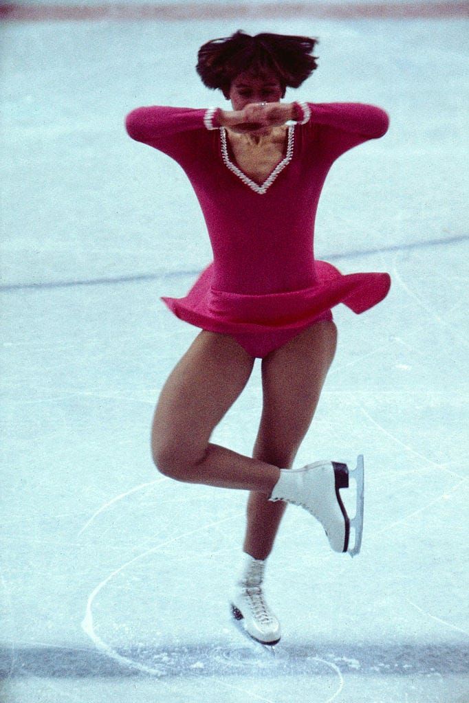 Vibrant Pink Leotard with Attached Flared Skirt Vibrant Pink Leotard with Attached Flared Skirt — Ice Skating Outfits