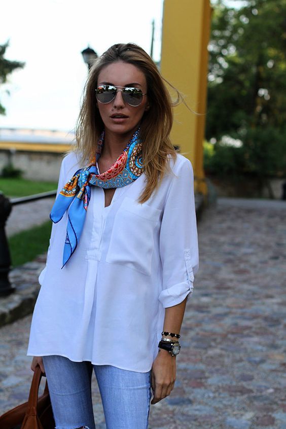 Casual Outfit Idea — Scarf Outfits