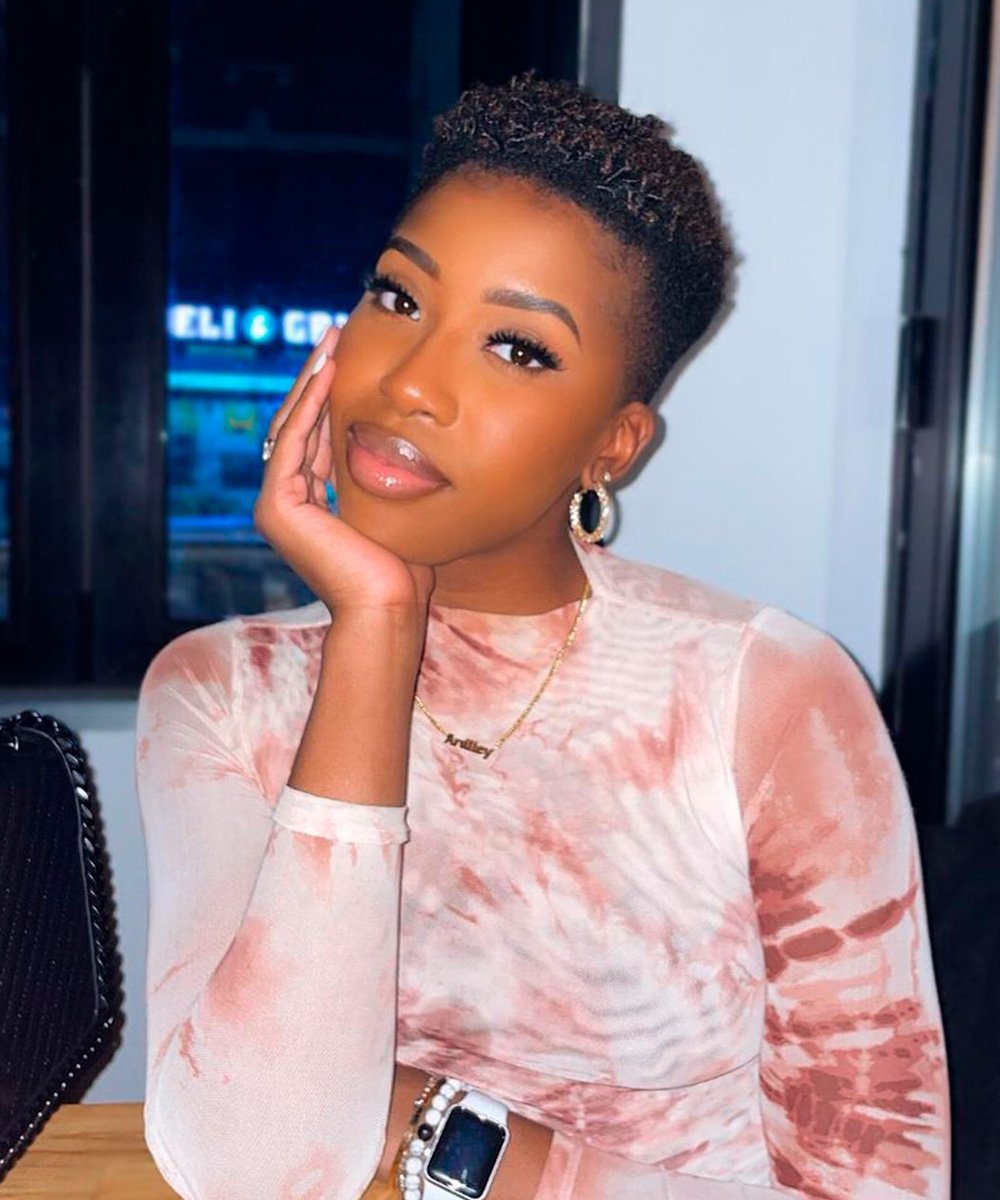 Textured Coily Crop With Short Fringe Textured Coily Crop With Short Fringe — Winter Haircuts for Black Women