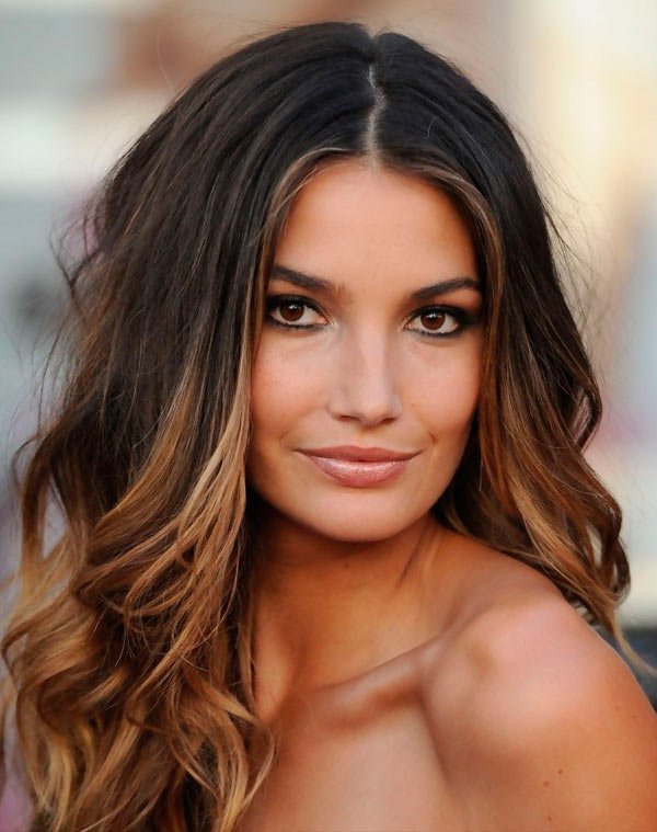Dark Brown With Caramel Highlights Dark Brown With Caramel Highlights — Winter Brown Hair Colors