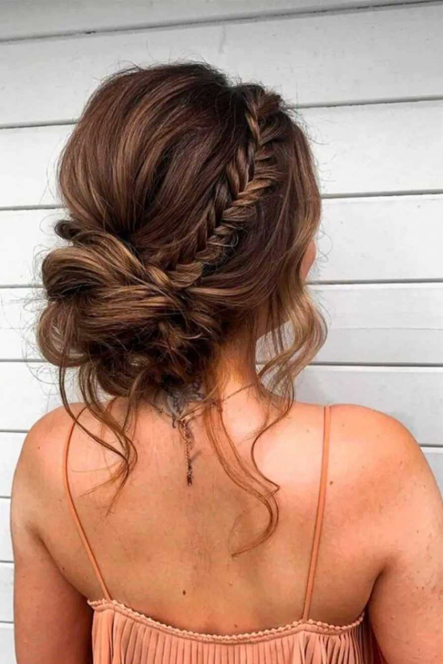 Brown With Highlights Visual Idea — Winter Formal Hairstyles