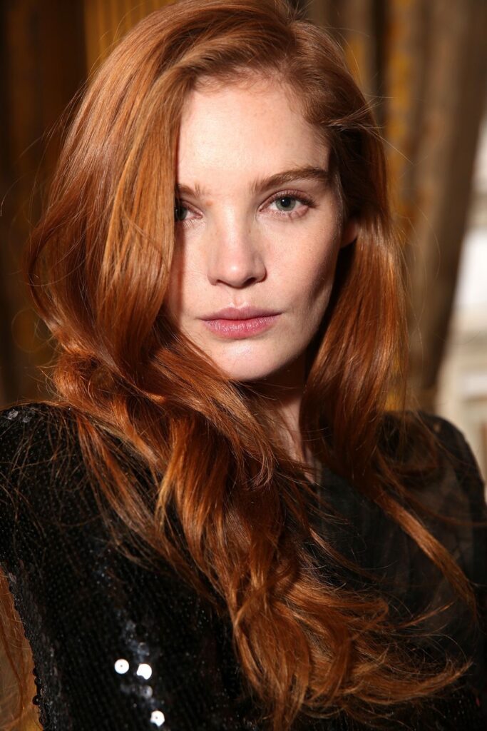 Warm Copper Visual Idea — Winter Copper Hair Color