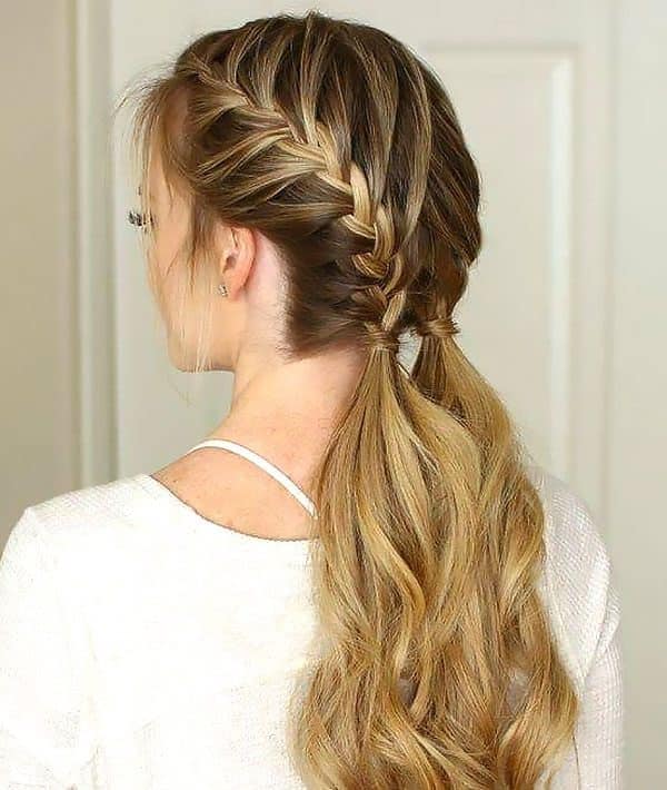Braid Into Low Ponytails — Winter Protective Hairstyles