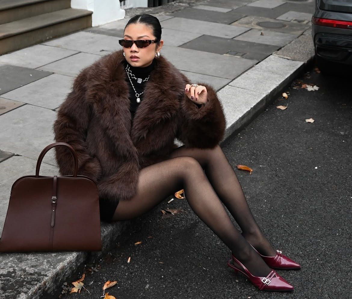 Edgy Cropped Brown Faux Fur Jacket Edgy Cropped Brown Faux Fur Jacket — Winter Coats for Women