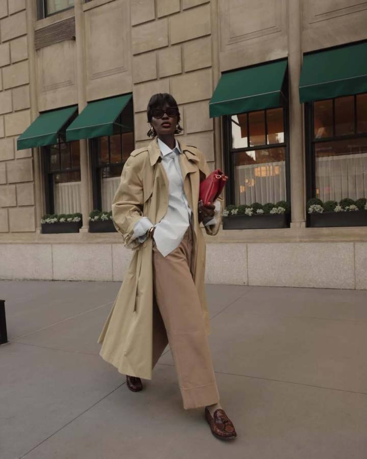 Houndstooth Coat with Jeans for a Classic Winter Statement — Winter Going Out Outfits