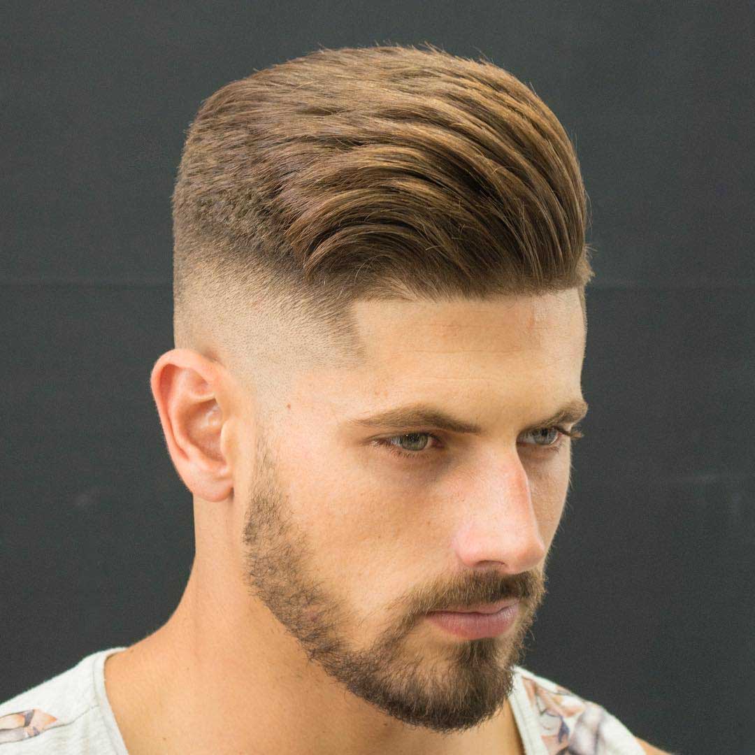 Voluminous Quiff With High Fade Voluminous Quiff With High Fade — Winter Hairstyles for Men