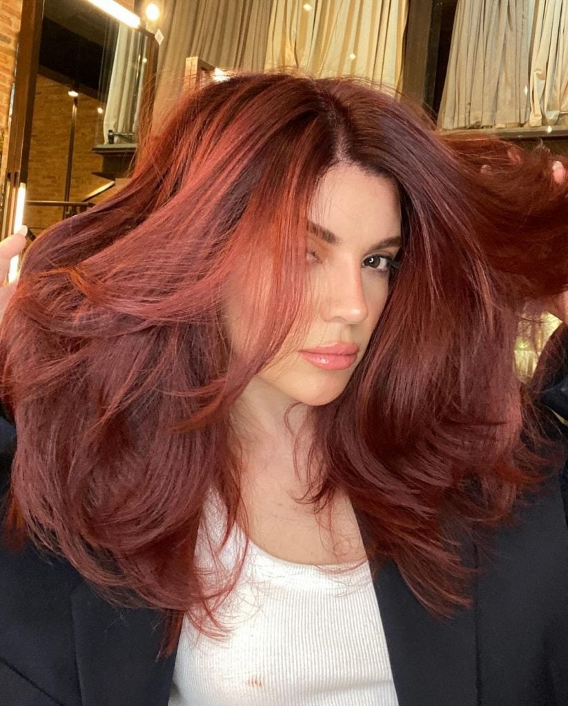 Burgundy Visual Idea — Burgundy Hair Color