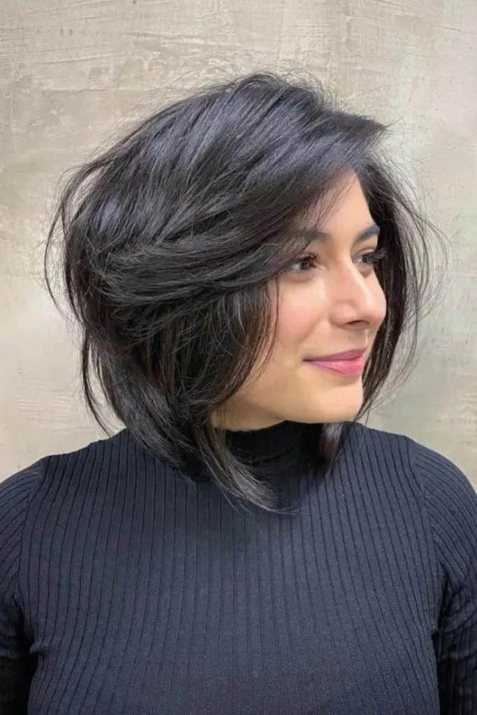 Voluminous Layered Bob Blowout Voluminous Layered Bob Blowout — Winter Layered Haircuts