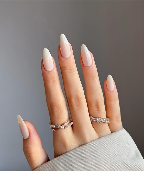 None Visual Idea None Visual Idea — Milky White Nails