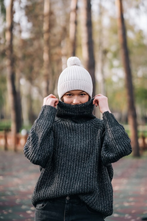 Oversized Turtleneck Sweater for Ultimate Cozy Texture Oversized Turtleneck Sweater for Ultimate Cozy Texture — Warm Winter Outfits