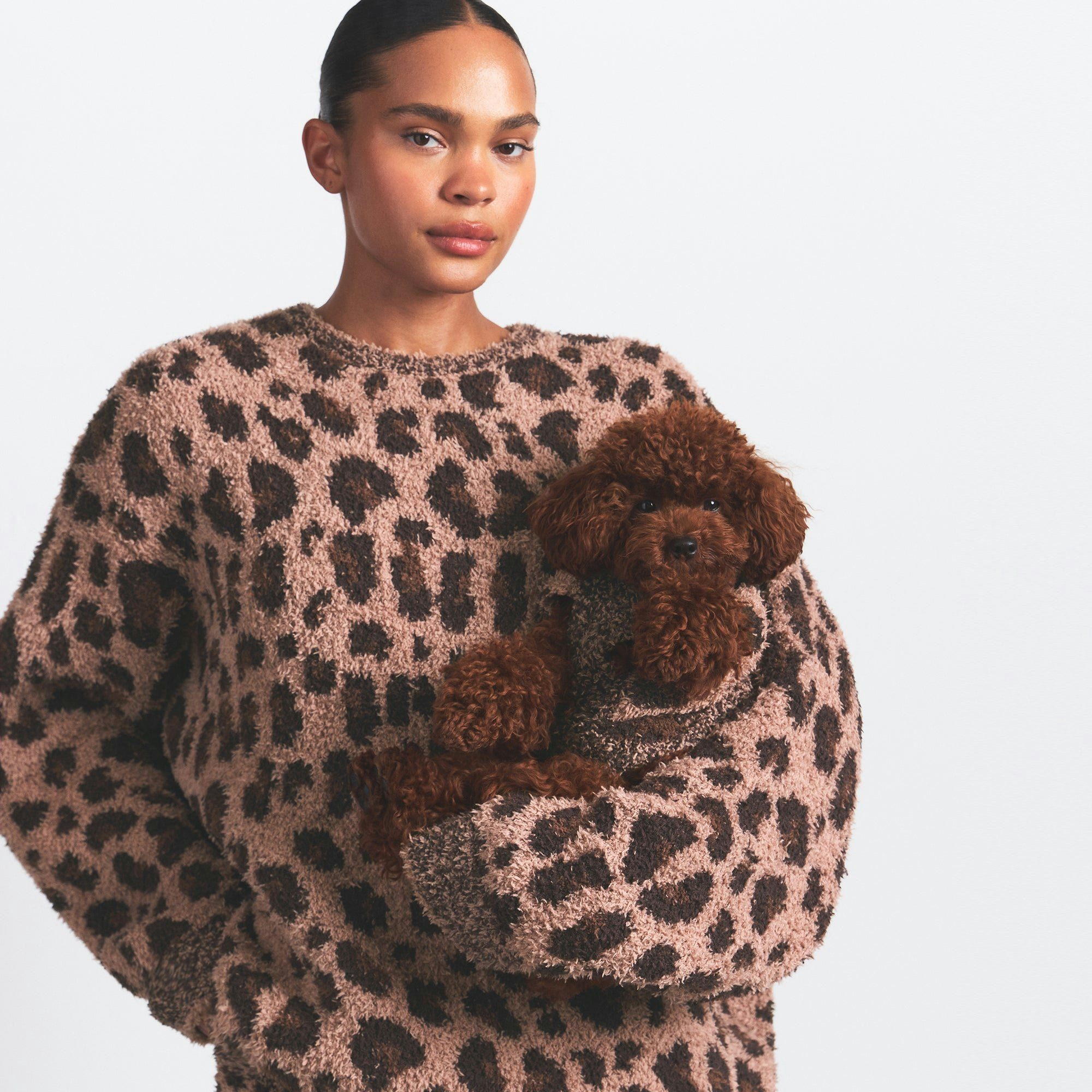 Leopard Print Oversized Sweater for a Bold Statement — Oversized Sweater Outfits