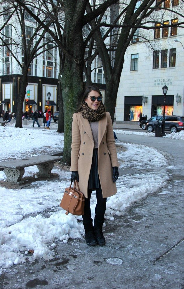Classic Winter Ensemble with Camel Coat — Ugg Boots Outfits