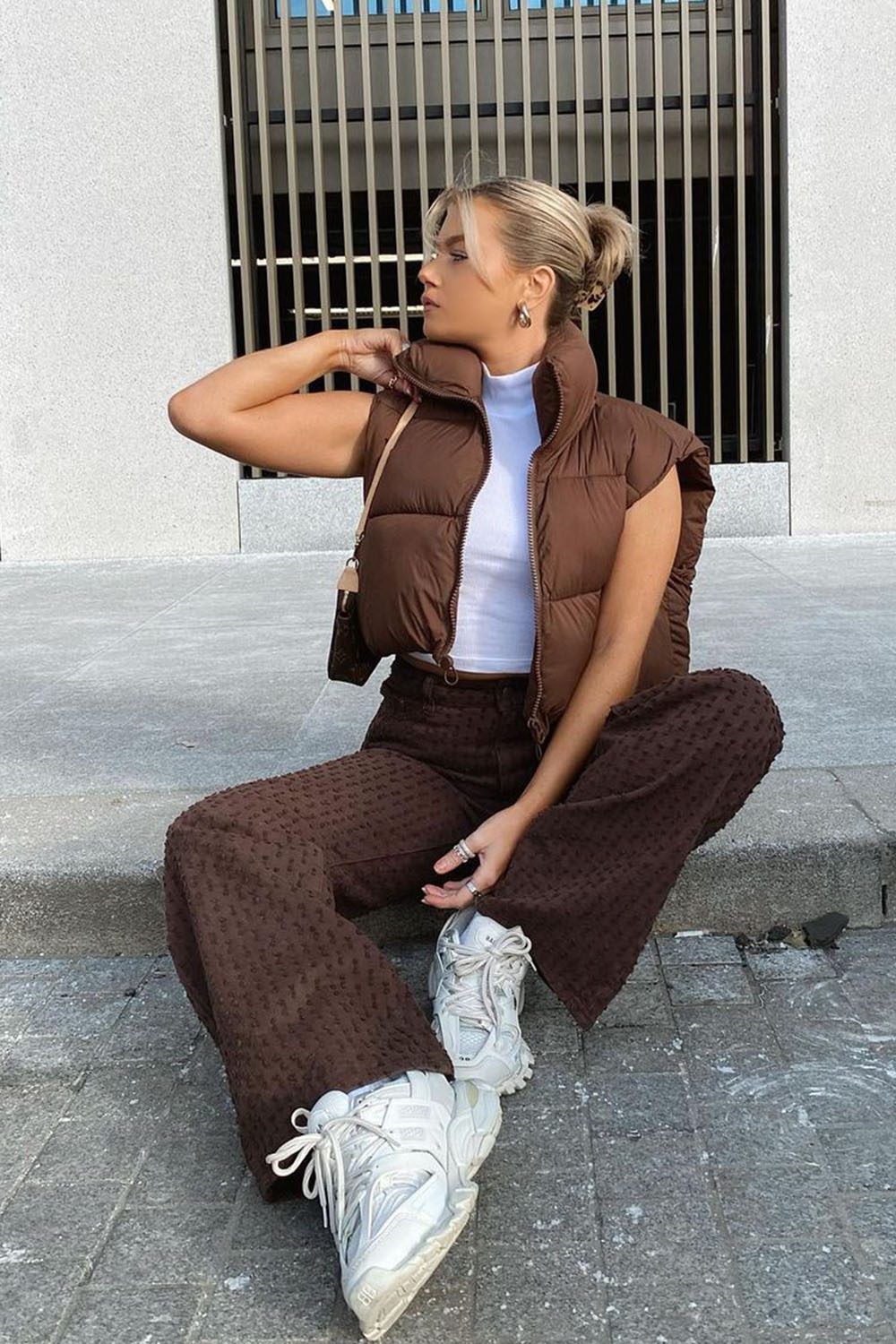 Fashion Casual Outfit Idea — Puffer Vest Outfits