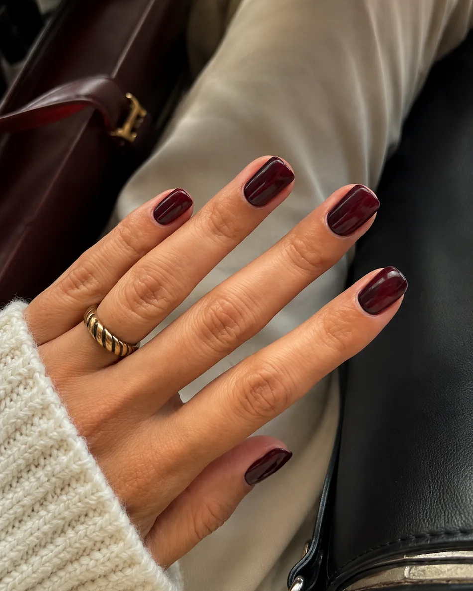 None Visual Idea None Visual Idea — Short Winter Square Nails