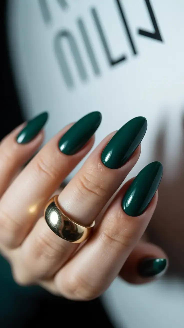 Any Visual Idea — Emerald Green Nails