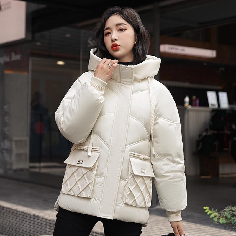 Cozy Cream Quilted Puffer Jacket for Winter Warmth — Cold Weather Outfits