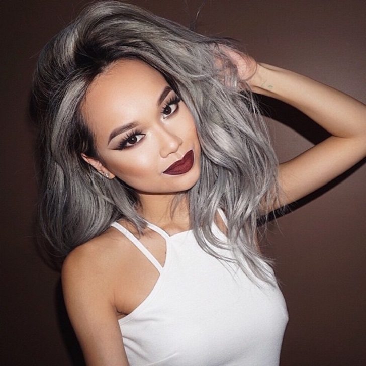 Shoulder Visual Idea — Winter Ombre Hair