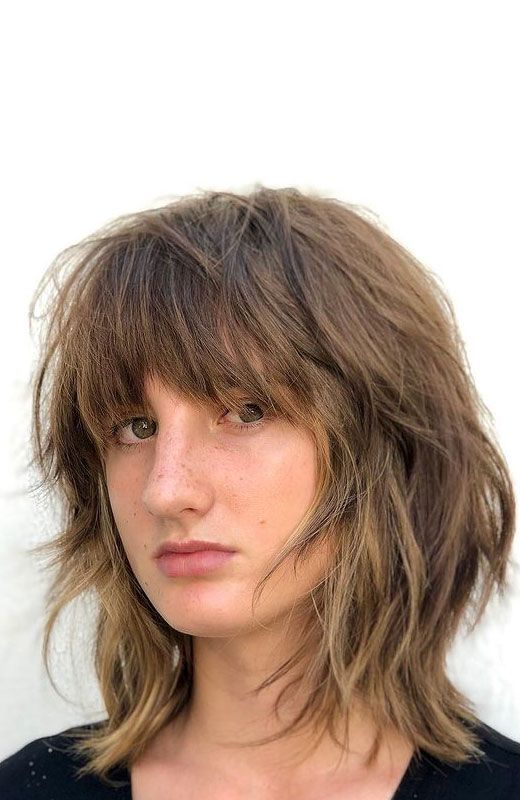 Dark Blonde With Lighter Highlights Visual Idea — Winter Shag Haircuts