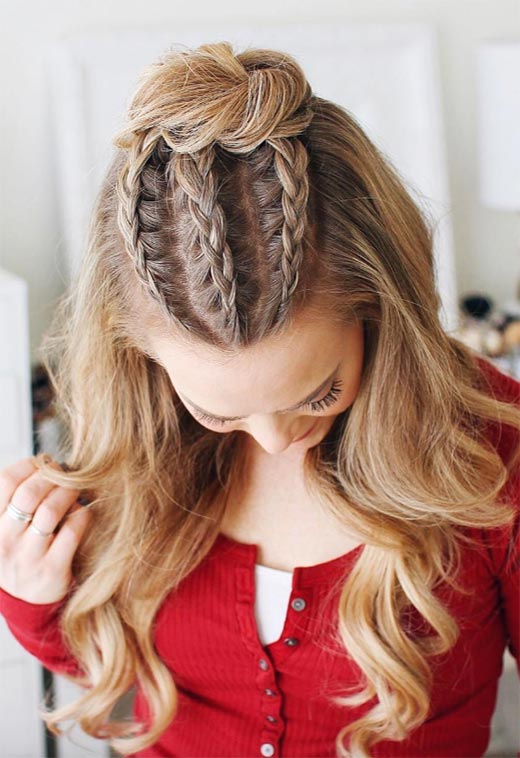 Intricate Dark Brown Braid For Winter — Winter Hairstyles for Long Hair