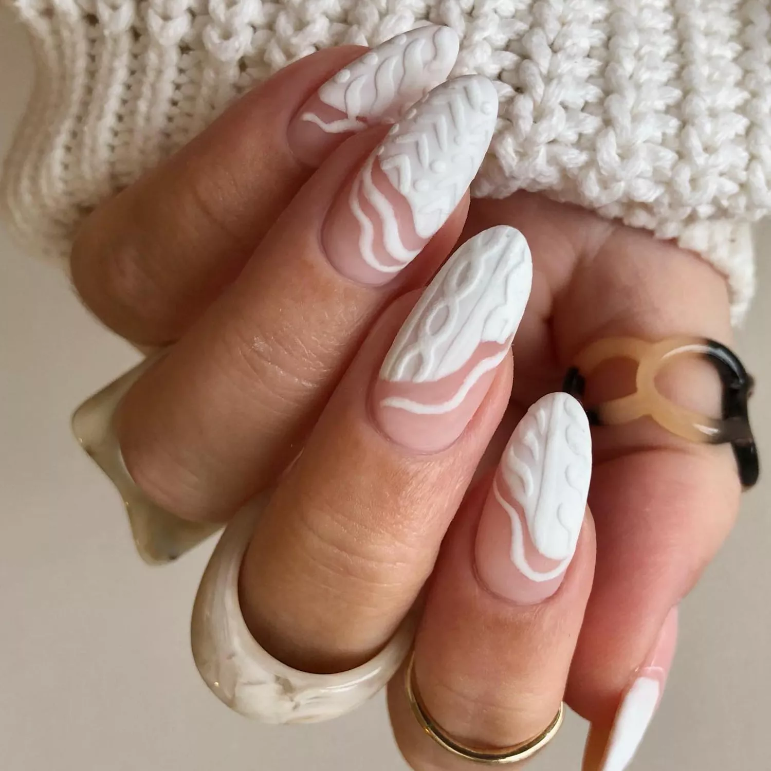 Matte Visual Idea Matte Visual Idea — Winter Nail Designs
