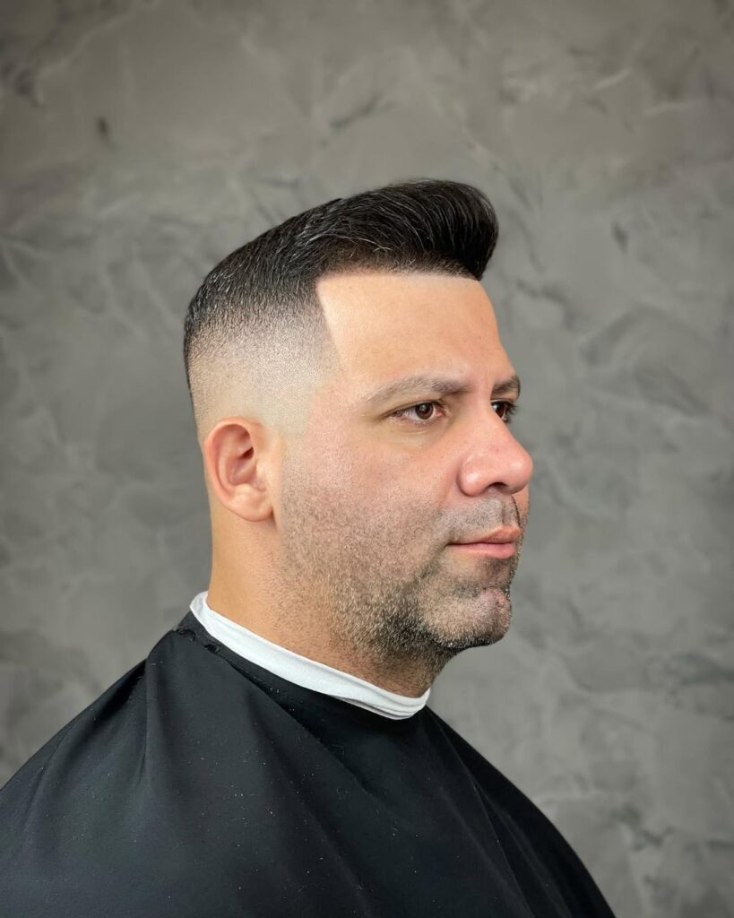 High Fade with Forward Swept Top High Fade with Forward Swept Top — Winter Haircuts for Men