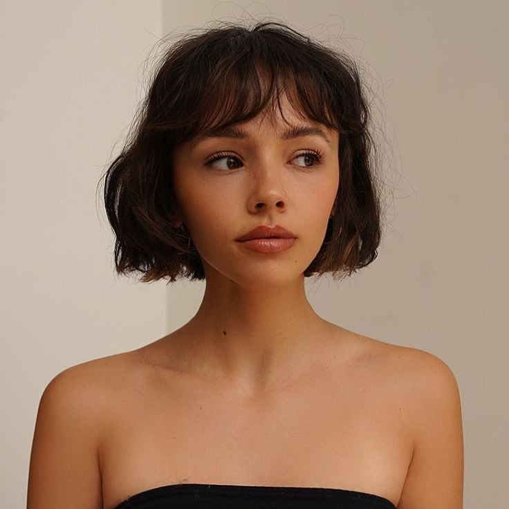 Dark Brown Visual Idea Dark Brown Visual Idea — Winter Bob Haircuts