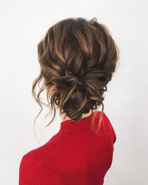 Loose Updo With Face-Framing Tendrils — Cute Winter Hairstyles