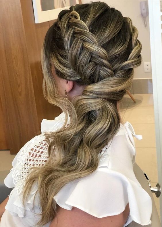 Elegant Ash Blonde Updo With Twisted Braid — Winter Hairstyles for Long Hair
