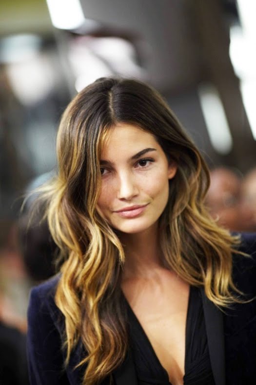 Front View Visual Idea — Winter Ombre Hair